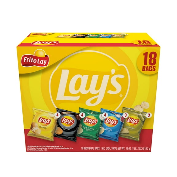 Lay’s Snacks Mix Variety Pack, 1 oz, 18 Count