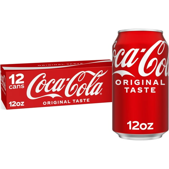 Coca-Cola Classic Soda Pop Fridge Pack, 12 fl oz Cans, 12 Pack